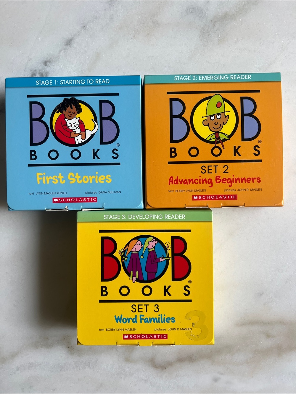BOB BOOKS BOX SETS - STAGE 1, STAGR 2, STAGE 3:
